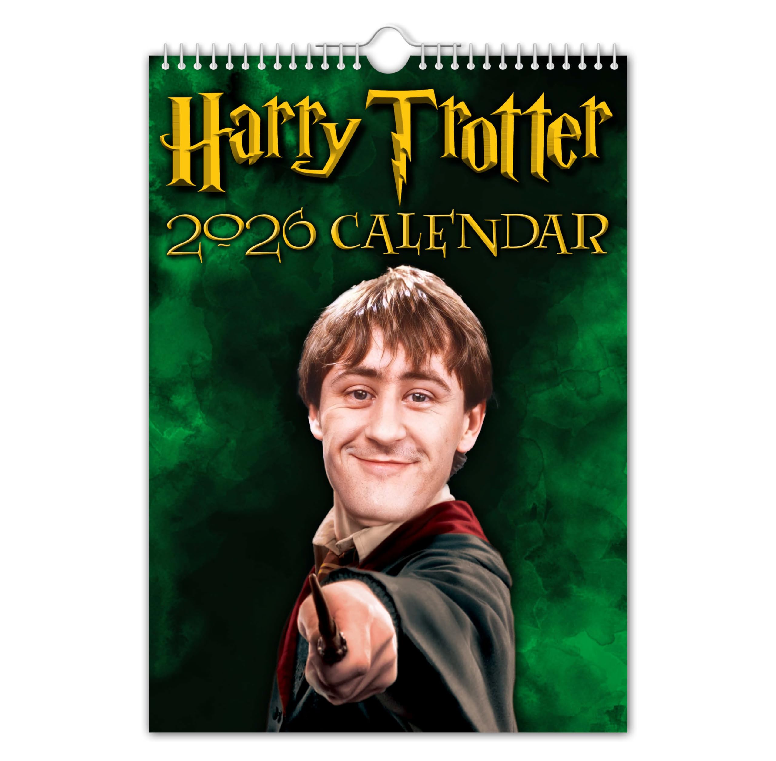 The Calendar King // Harry Trotter - A4 Size 2026 Wall Calendar