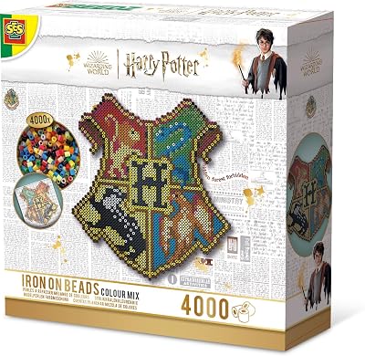 SES Creative Harry Potter Hogwarts Crest Fuse Beads DIY Set Craft Wall