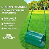 Crystals 38L Heavy Duty Garden Lawn Roller Steel Construction 38L view 2