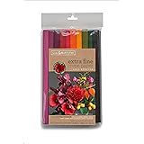 Lia Griffith PLG11027 Extra Fine Crepe Paper, 53.3 Total Square Feet, Enchanted Garden,10 Count