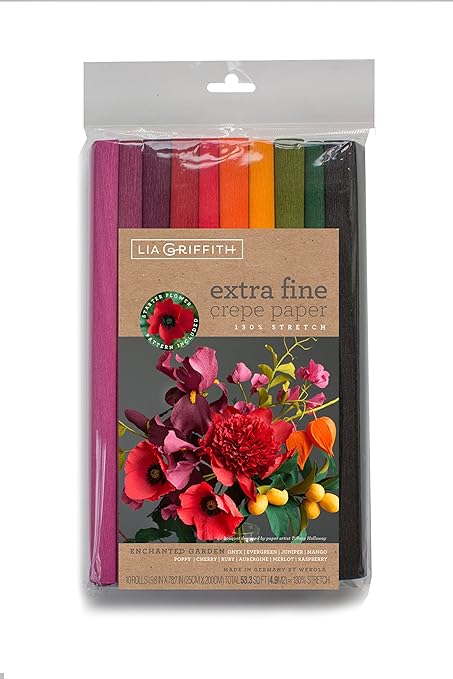 Lia Griffith Carta Crespa Extra Fine 10 Assortiti Amazon