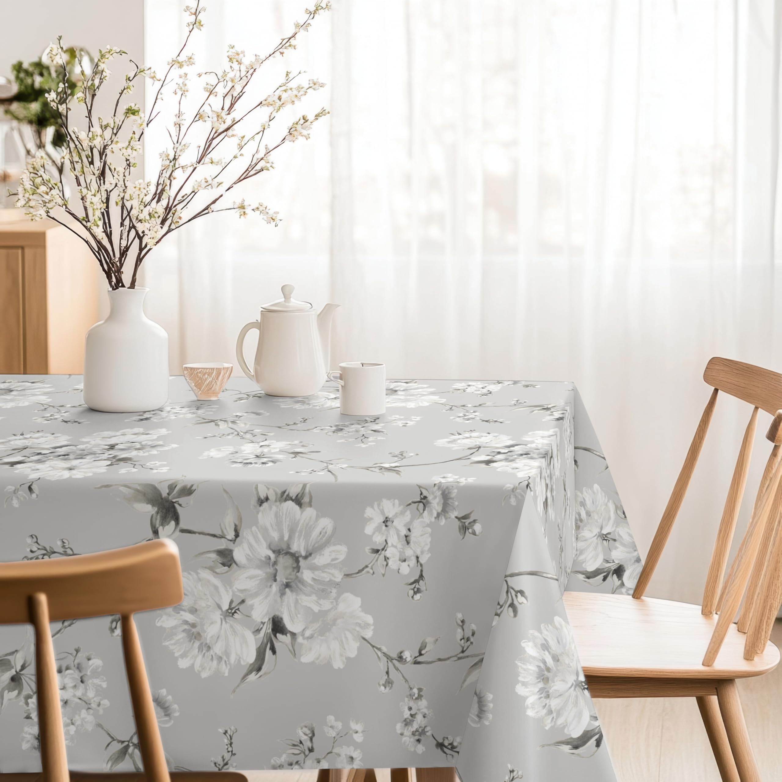 Martina Home Daniela Tablecloth Grey 220 x 140 cm