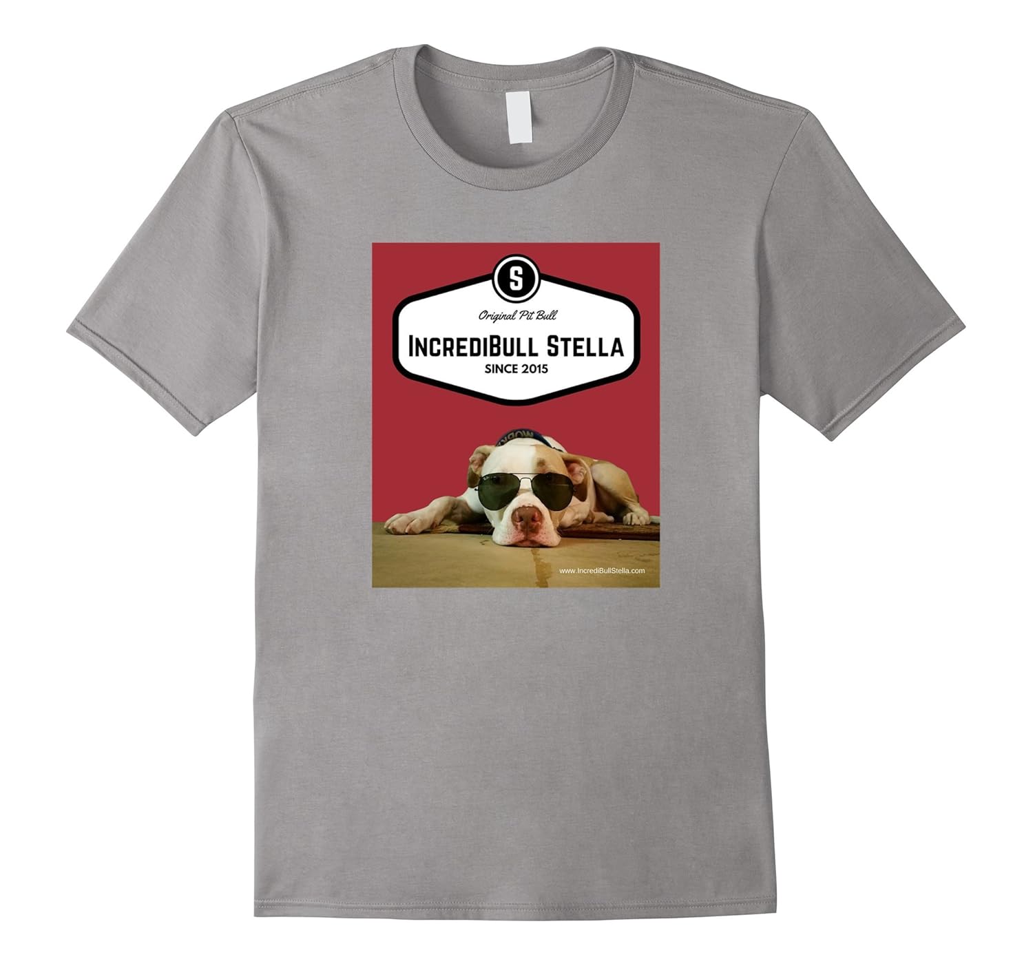 Stella The Pit Bull / Get Your Stelly On T-shirt-AZP