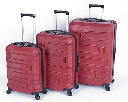 Smart - Set 3 Maletas Valisa (Rojo): Amazon.es: Equipaje