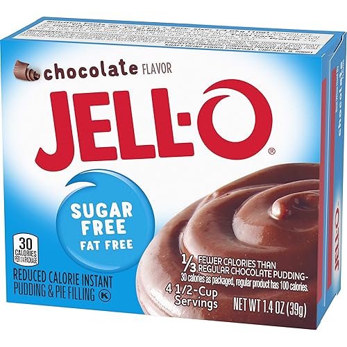 Jell-O Instant Chocolate Sugar-Free Fat Free Pudding Pie Filling