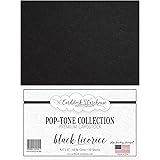 Black Licorice Cardstock Paper - 8.5 X 11 Inch 65 Lb. Cover -50 Sheets From Cardstock Warehouse