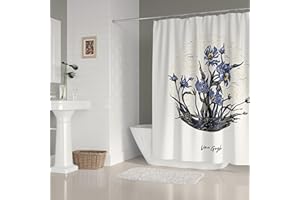LaCyan Art Shower Curtain (Irises Big)