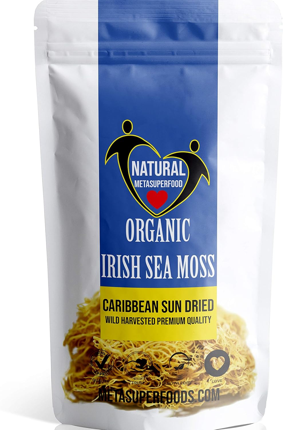 Dried Irish Sea Moss 100g, 100 g (Pack of 1)