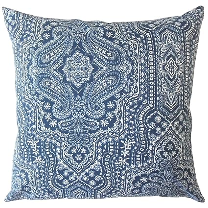 Amazon Com The Pillow Collection Patten Paisley Throw Pillow