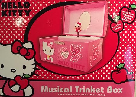 Hello Kitty Joyero Musical joyería Caja: Amazon.es: Hogar