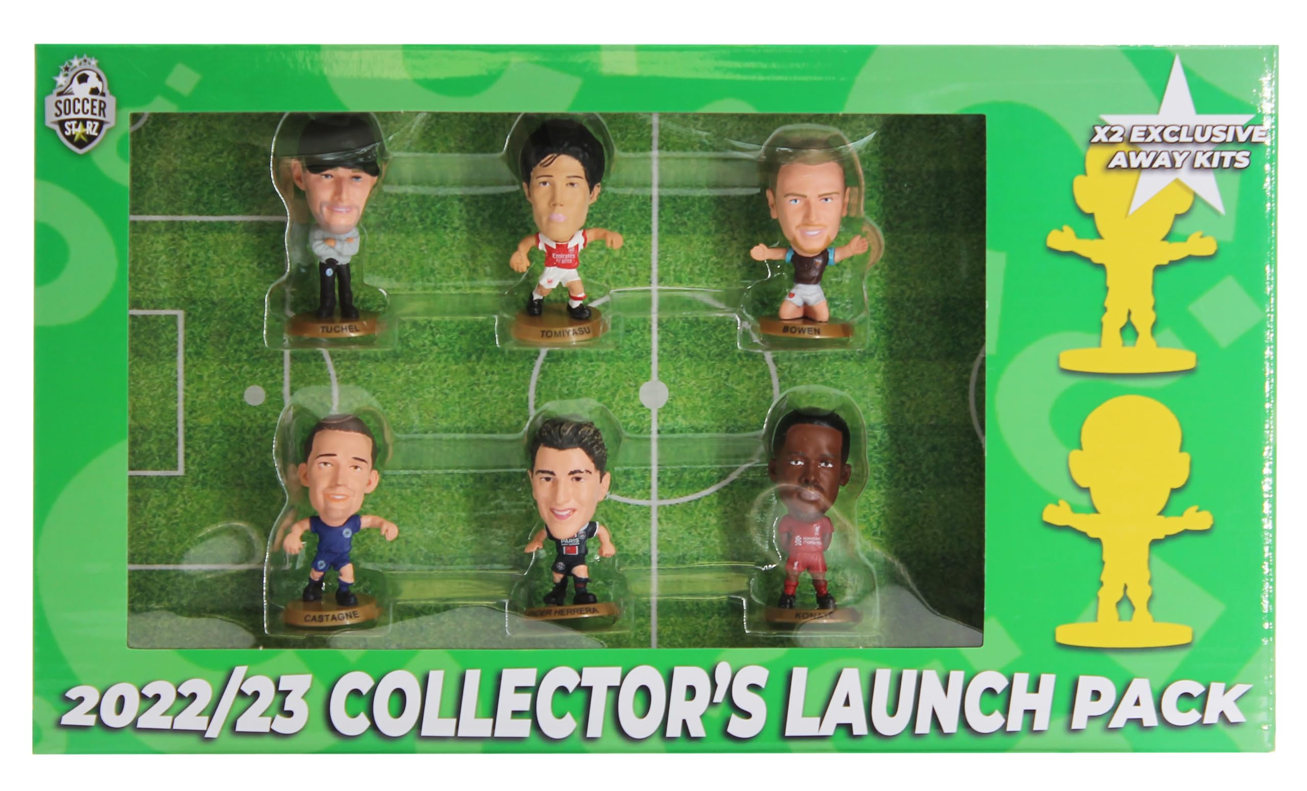 SoccerStarz - 8 Figure Launch Pack (GREEN Pack) 2022/23 Version