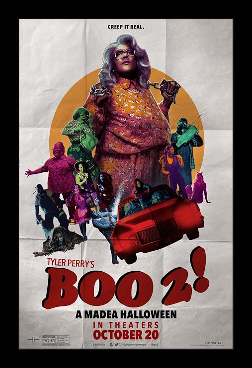 Amazon Com Wallspace Boo 2 A Madea Halloween 11x17 Framed Movie Poster Posters Prints