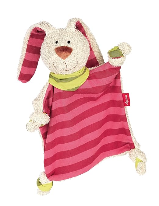 sigikid, Mädchen, Schnuffeltuch Hase, Rosa/Pink, 40594