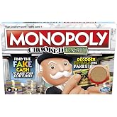Monopoly Crooked Cash Board Game for Families and Kids Ages 8 and Up, Includes Mr Decoder to Find Fakes, Game for 2-6 Players