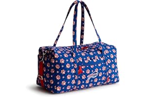 Vera Bradley Women's Cotton NFL Large Travel Duffel Bag (Multiple Teams Available)