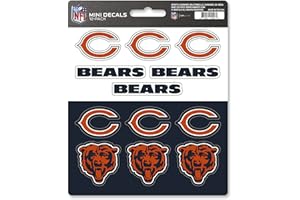 FANMATS NFL Unisex-Teen Decal Set Mini 12 Pack