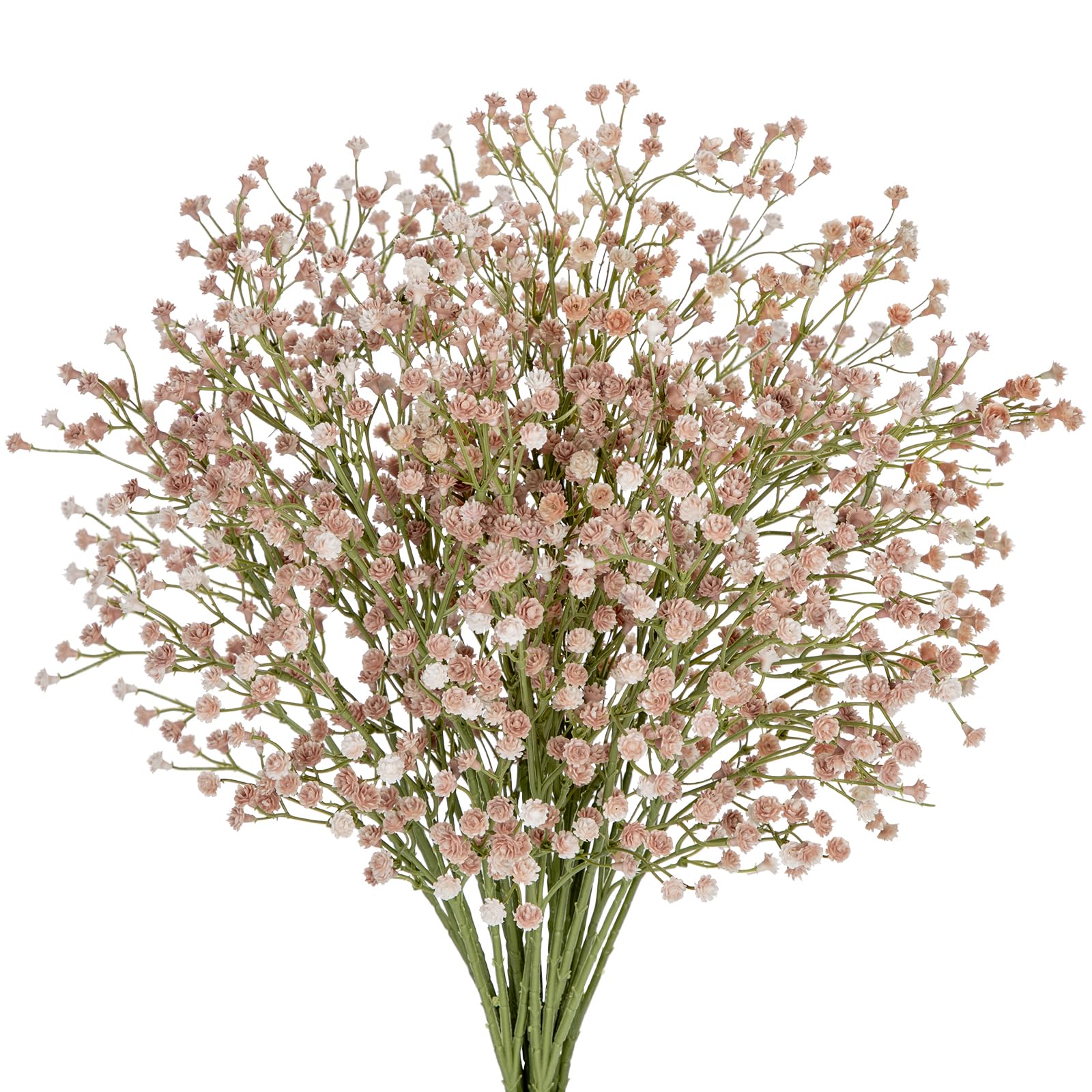 Photo 1 of 10 Pack Baby's Breath Artificial Flowers Bulk 3 Branches Faux Baby Breath Plastic Flowers Fake Gypsophila Flower Arrangement Fake Flowers Bouquet for Wedding Home Decor Fall White Baby Breath