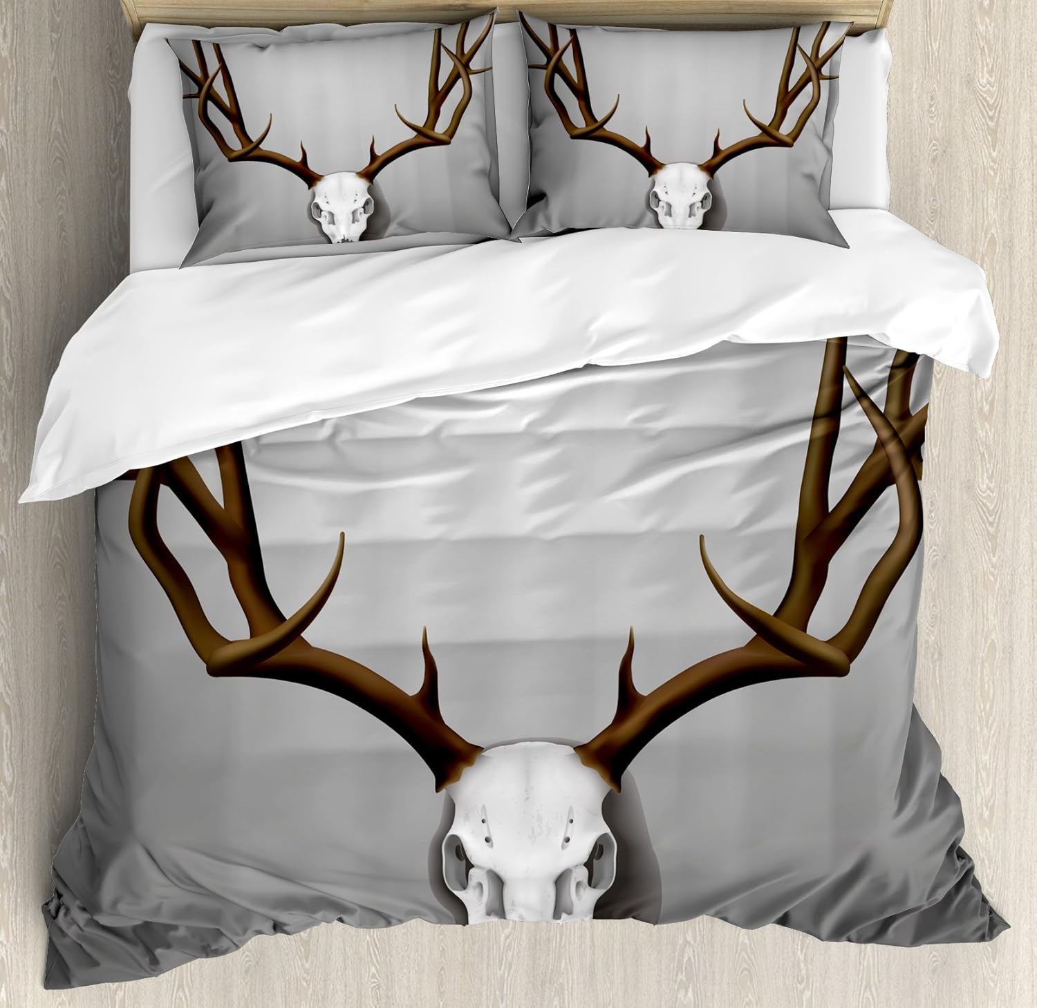 Best Deer Skull Duvet Bedding King