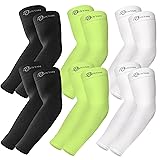 BHYTAKI 6 Pairs UV Sun Protection Arm Sleeves, UPF
