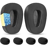 B650-XT Earpads Replacement for BlueParrott B650 XT S650-XT Headset | Cooling Gel Noise Cancelling Ear Pads Cushions Mic Foam Kit with Designed for Truck Drivers