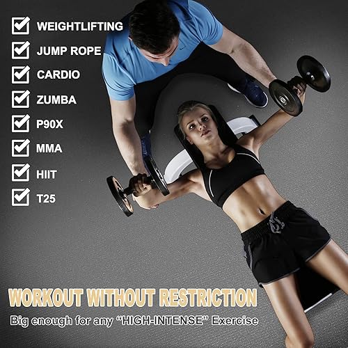 Gym Flooring P90x Jump Mat GXMMAT Extra Large Exercise Mat 16