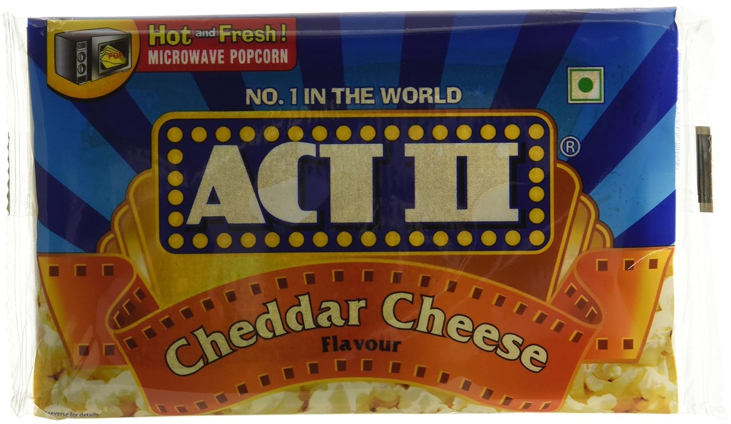ACT II Popcorn MWPC, Cheddar Cheese,99g (Buy 2 Get 1 Free) Amazon.in