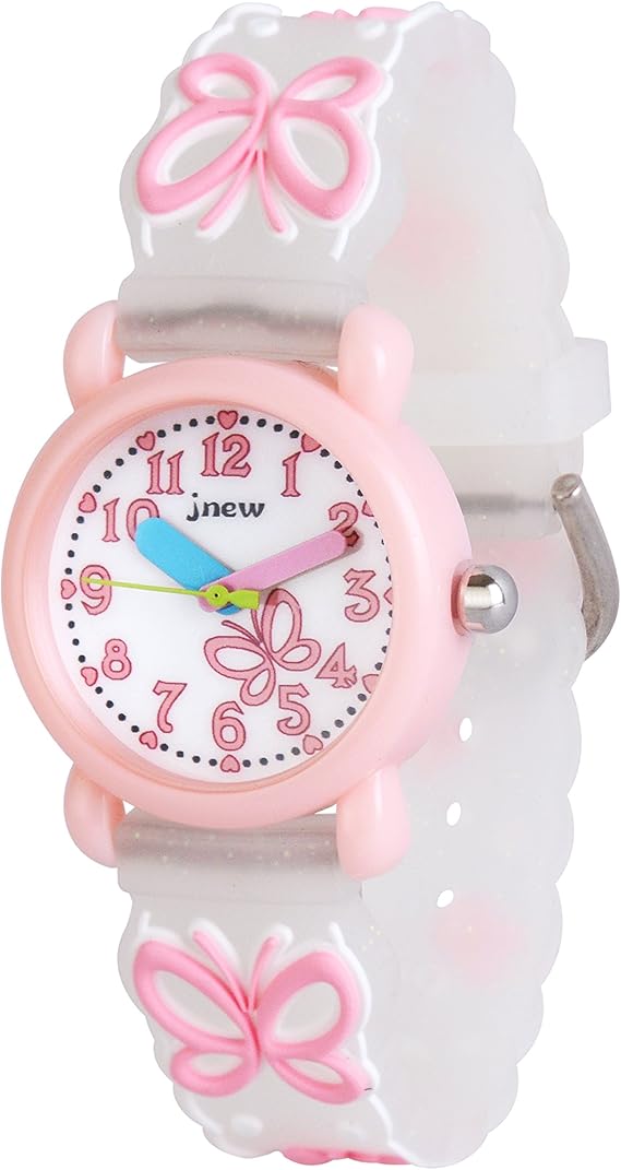 Wolfteeth Petite Fille Montre Bracelet Transparent Enfant Eleve Montre A Quartz 3083 Cadeau De Noel Amazon Fr Montres