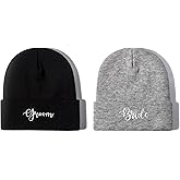 PartyGifts&beyond Engagement Gifts for Couples Mr and Mrs Wedding Gifts Bride and Groom Beanies