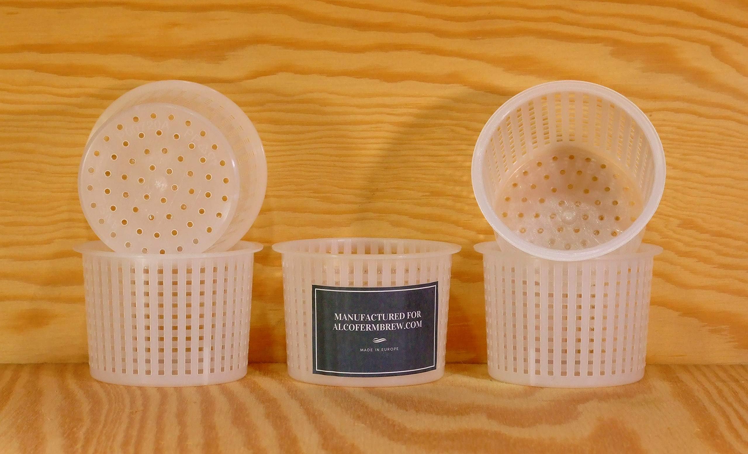 5 x Cheese Mould 6x4.7cm - 150g Formagio Fresco – Moulds | Basket for Cheese | Cheese Form | Cheese Making | Cheese Mold