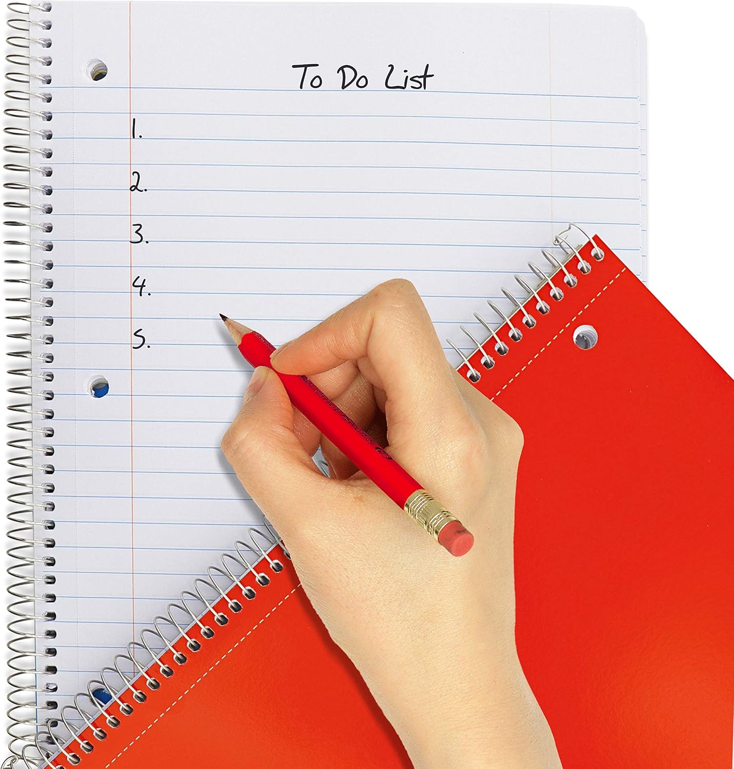 Emraw 3 Subject Spiral Notebooks, Wide Ruled, 120 Sheets White Paper Ideal for Class Assignments, Homework, Planning and General Notes (Pack of12): Office Products