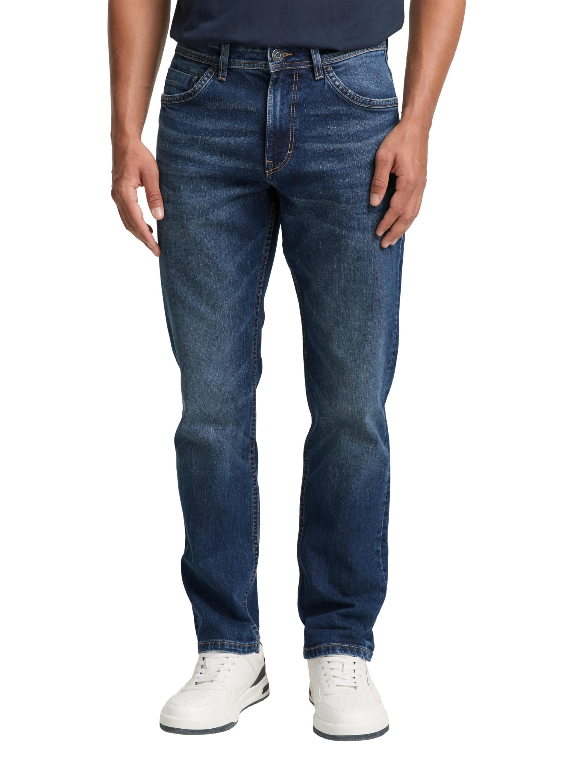 TOM TAILOR Herren 1007860 Josh Regular Slim Jeans, 10281 - Mid Stone Wash Denim, 31W / 34L EU