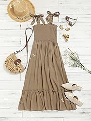 ZESICA Women's 2024 Summer Boho Spaghetti Strap