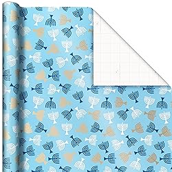 Hallmark Tree of Life Hanukkah Wrapping Paper with