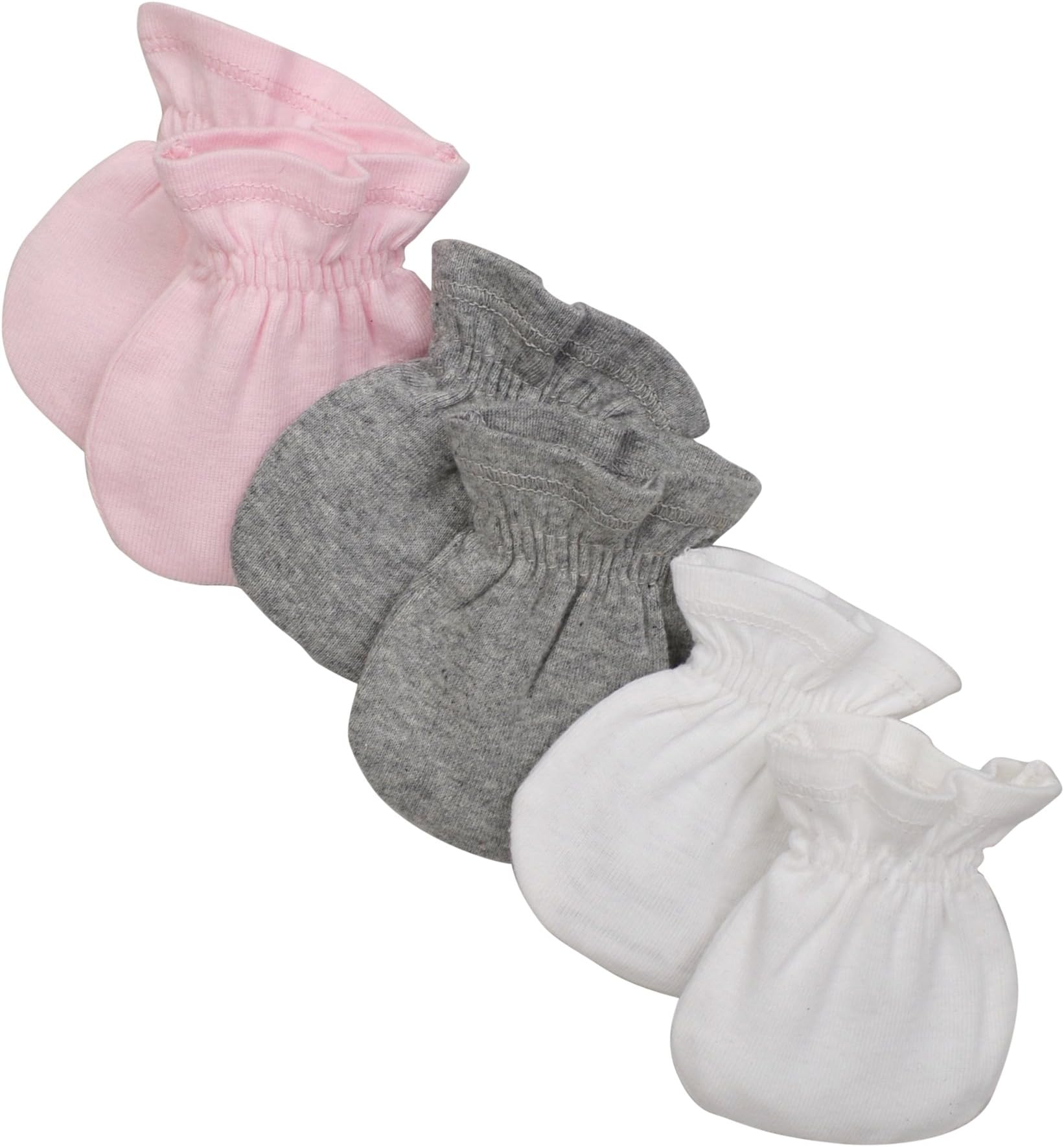 Burt's Bees Baby Mitts, No Scratch Mittens, 100% Organic Cotton, Set of 3,