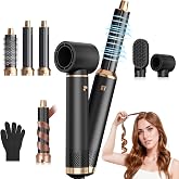 5 in 1 Blow Dryer Brush, Upgrade Hair Dryer Brush Air Curler Air Curl Wrap | Styler, Detachable Hot Air Brush Hot Air Styler Curling Brush Iron, Hair Styling Tools for Drying Curling Straightening