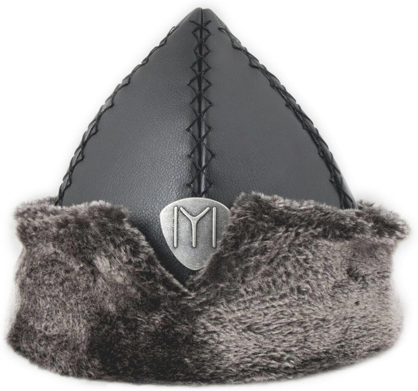 Yasir Turkish Ottoman Bork Hat Ertugrul Dirilis Fur Leather Winter Cap IYI #2006