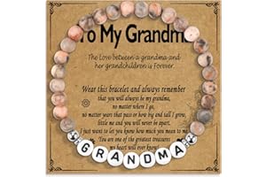 HOOSMOON Stocking Stuffers Christmas Gifts for Grandma Bracelet Grandma Gifts For Grandparents Day Birthday Gifts Idea Gifts For Grandma From Granddaughter Christmas Gifts For Grandma Gift From Grandchildren