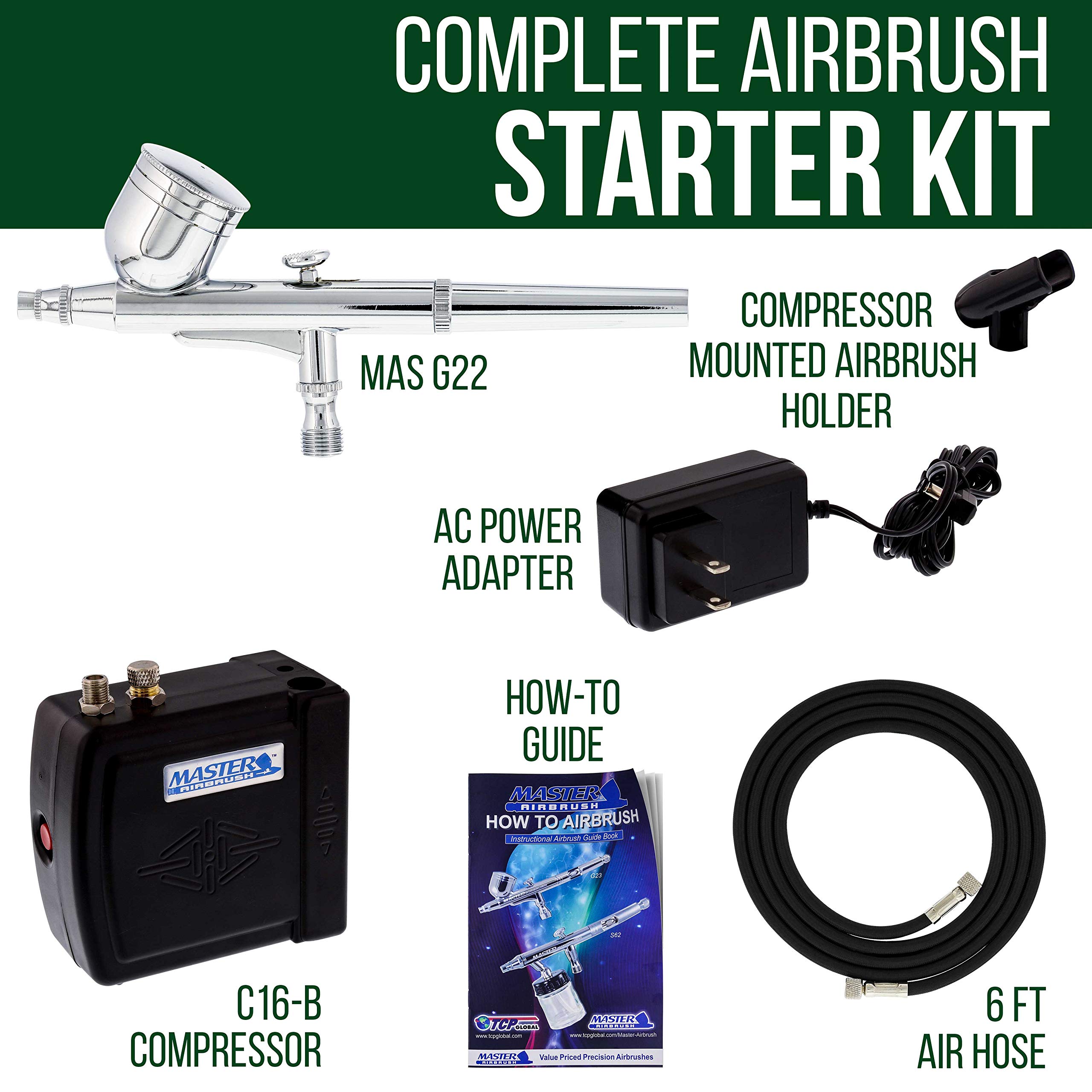 Master Airbrush MultiPurpose Airbrushing System Kit with Master Airbrush MultiPurpose Airbrushing System Kit with