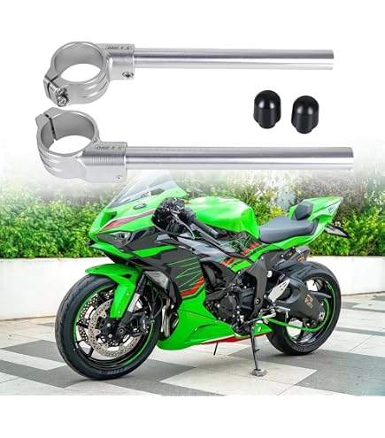 Amazon.com: YXMTPTCO ZX-6R 13-18 Motorcycle CNC Fork Clip On