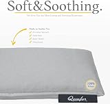 Qomfor Microwavable Wheat Bag Light Grey 3-Chamber 46x12 cm 700g view 2