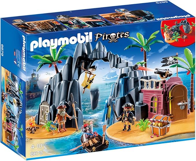 PLAYMOBIL - Isla del Tesoro Pirata (66790): Amazon.es: Juguetes y ...