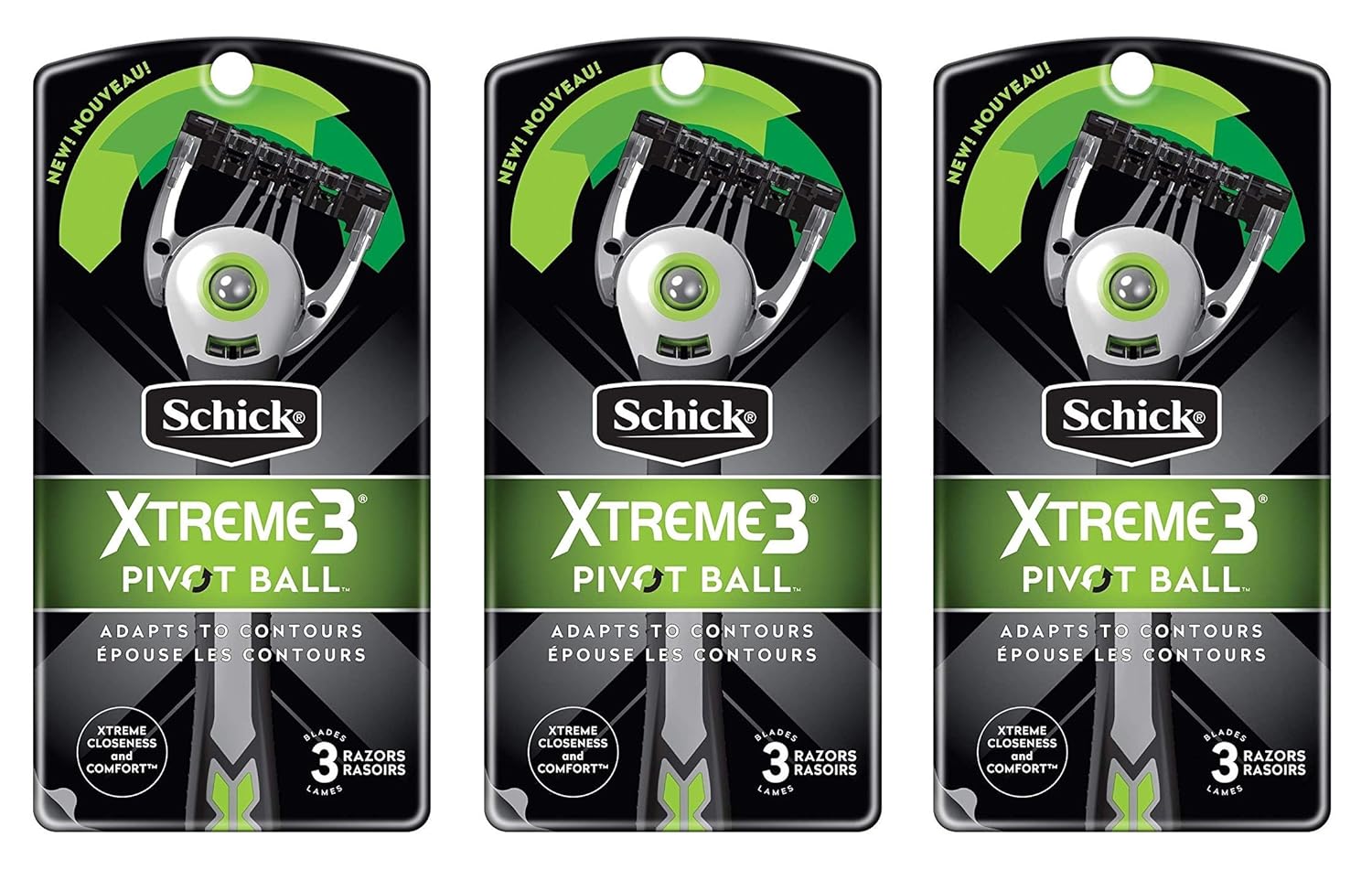 Schick xtreme 3 pivot ball razor Clearance