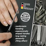 3 Swords Germany Double Sided Sapphire Nail File Set 5 Pcs with 3-Way Buffer view 5