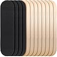 Meooeck Blank Skateboard Decks for Art Painting 32 x 8 Inches, Wood Skateboard Replacement 7 Layer Maple Double Tail Plain Skate Board with Sandpaper for Home Decor