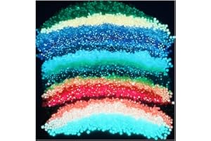 FOREVER YOUNG Glow in the Dark Diamond Painting Beads for Diamond Dots Accessories, 20 Colors Square Diamond Painting Drills Flatback Rhinestones for Crafts, Diamonds for Diamond Painting Bead Art Gem Art, 20000PCS