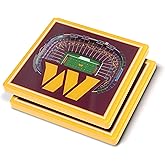 YouTheFan NFL Washington Commanders 3D StadiumView Coasters