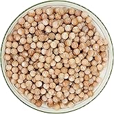 WHNKFB 8mm 50PCS Natural Peach Moonstone Round Beads, Smooth Polished Loose Gemstone Beads for Jewelry Making Craft - 4mm 6mm 8mm 10mm Options with Free Elastic Cord