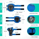 Niftii Kids Helmet and Pads Set Adjustable Multi-Sport Blue view 5