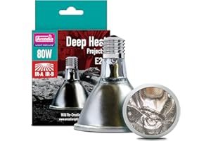 Arcadia Deep Heat Emitter 80watt for Reptile Enclosures