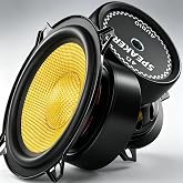 WDiYA 5.25" Speakers 600W Glass Fiber Cone Woofer 5 Inch Speaker Car Audio | 4 Ohm,Deep Bass &amp; Clear Mid-Low Frequency &ndash; High Sensitivity Stereo, Shockproof &ndash; Professional Car Audio System (Pair)